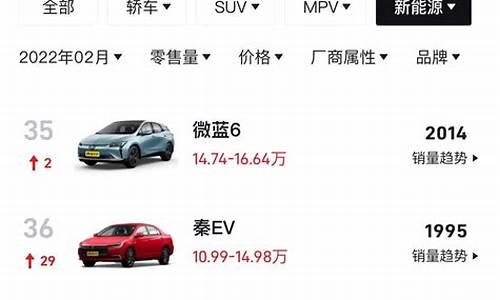 新能源汽车排行榜前十名2023年最新_2