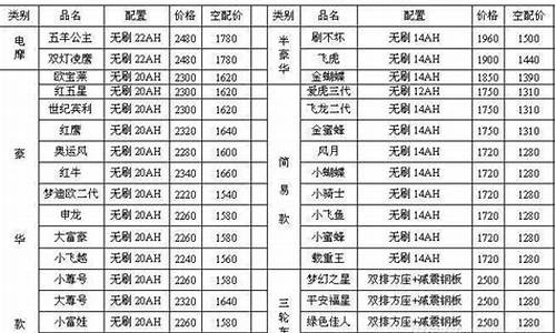 小米纯电动汽车价格表